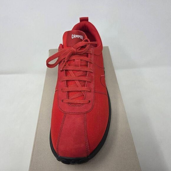 CAMPER CANICA RED BLACK NUBUCK RUNNING SNEAKERS SHOES MENS SIZE 12 EU 45 NEW - Picture 3 of 8
